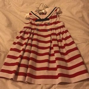 Sailor dress with sweater. Never worn